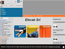 Tablet Screenshot of elecab.com